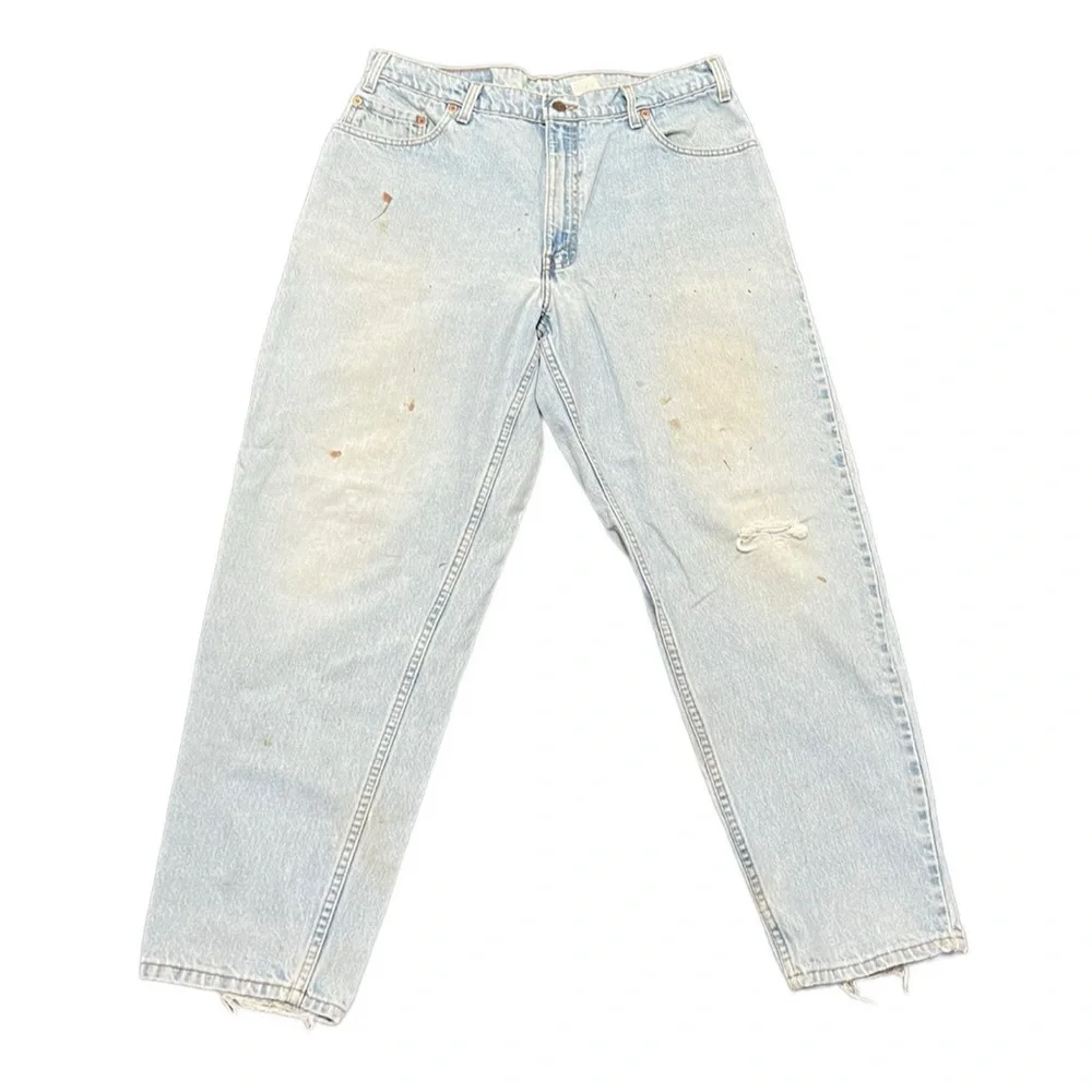 1990s LEVIS Red Tab 560 Fit Vintage Distressed Denim // Size 36